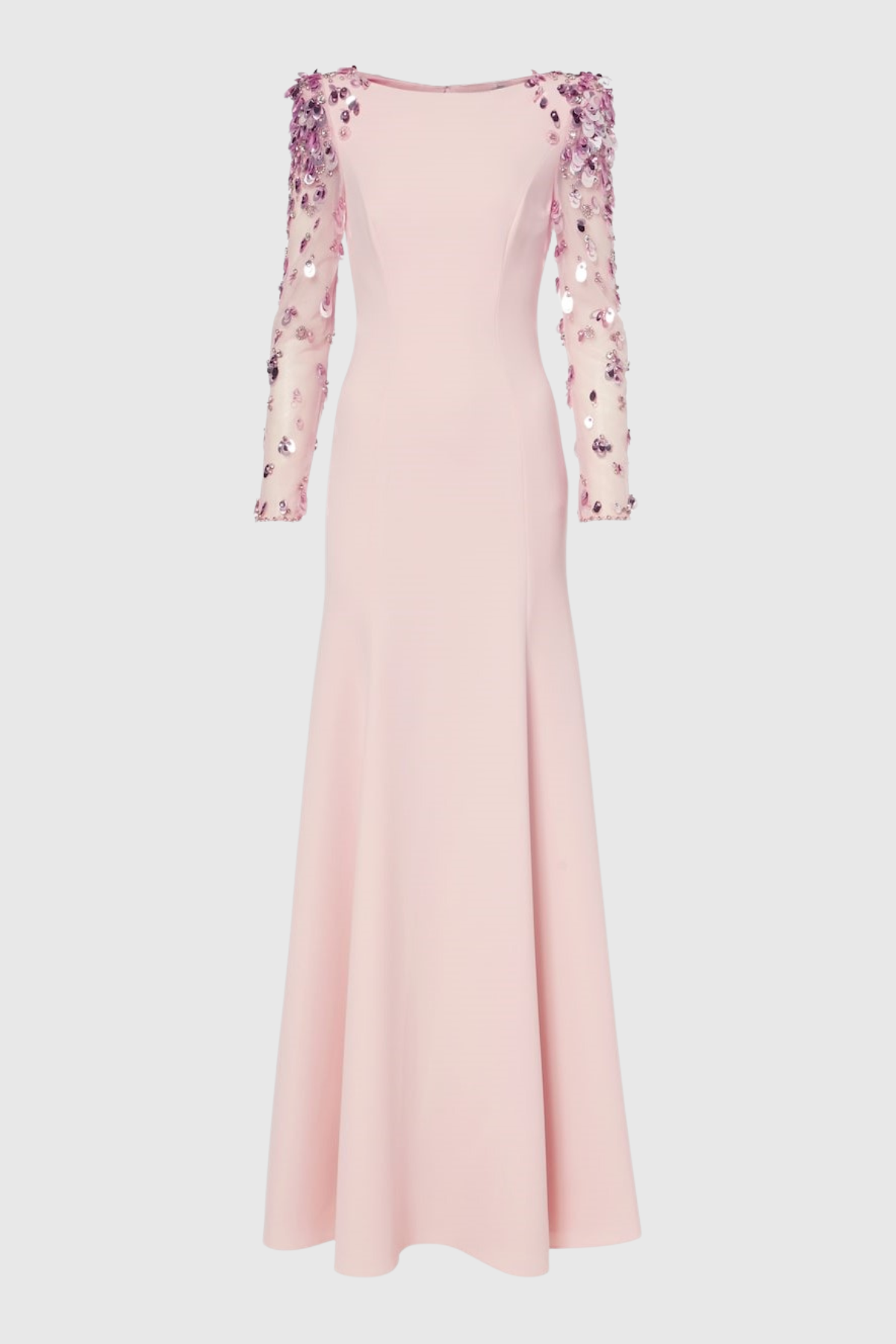 Lafay Sequin Embellished Maxi Dress - Pink