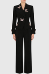 Lanca Butterfly Embroidered Blazer