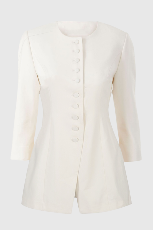 Larnal Collarless Jacket