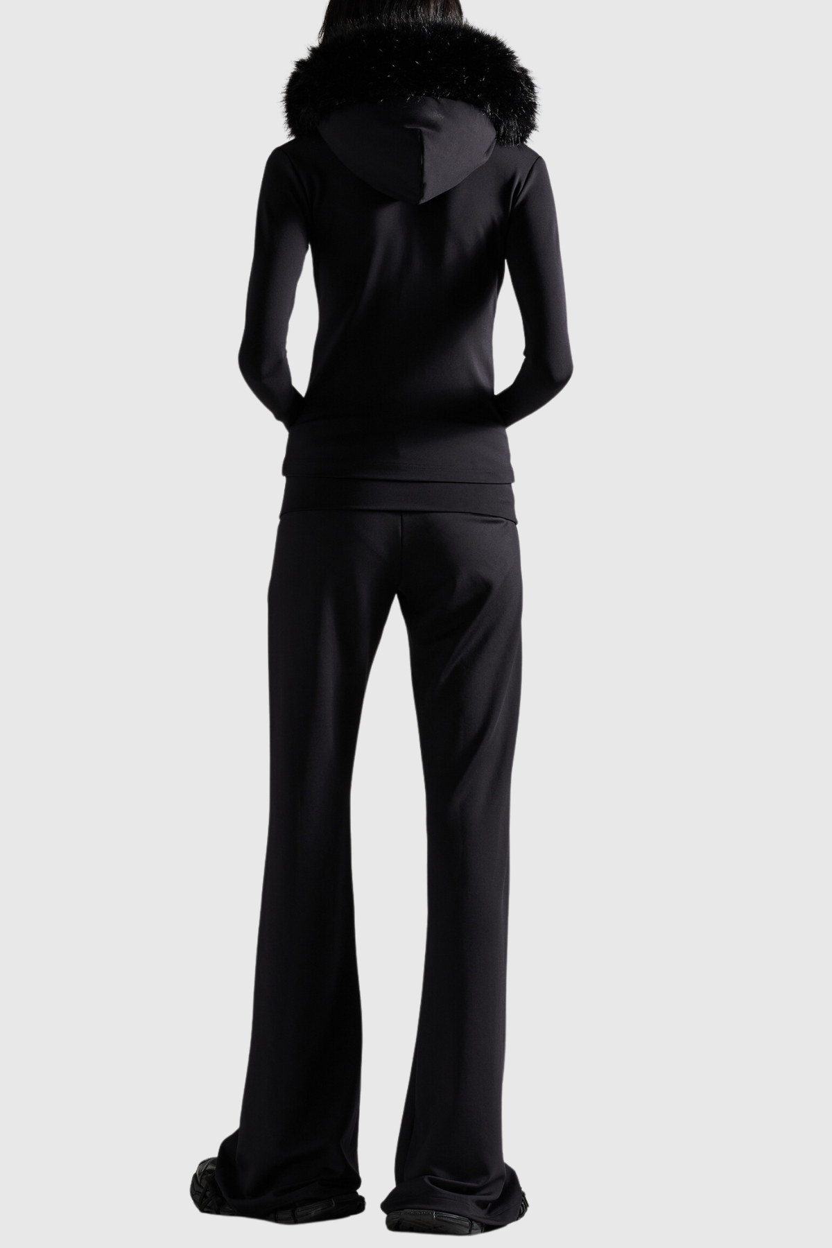 Laszlo Faux Fur Zip-up Hoodie