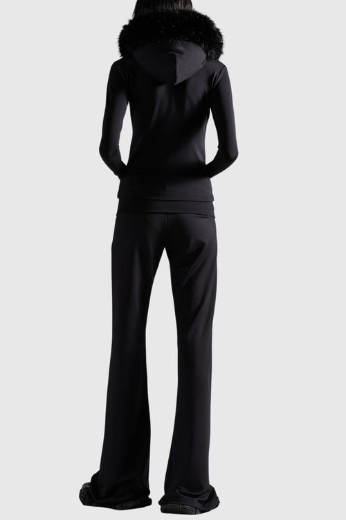 Laszlo Faux Fur Zip-up Hoodie