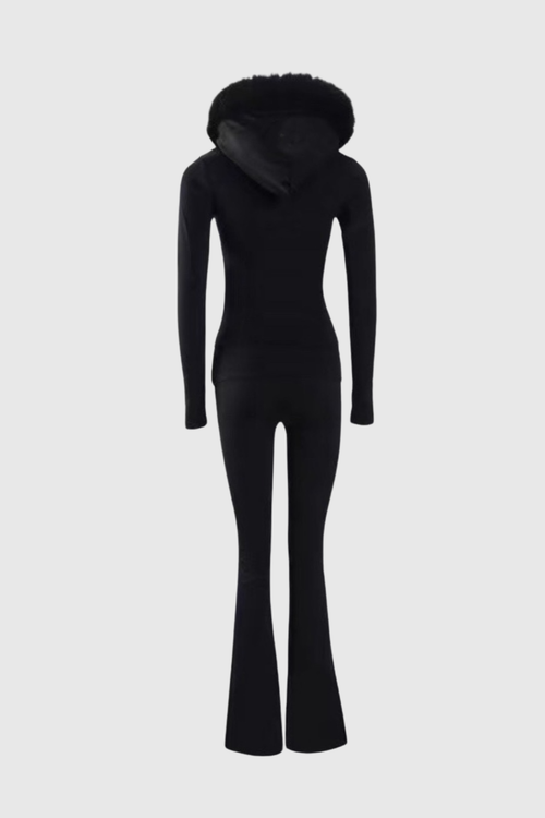 Laszlo Faux Fur Zip-up Hoodie