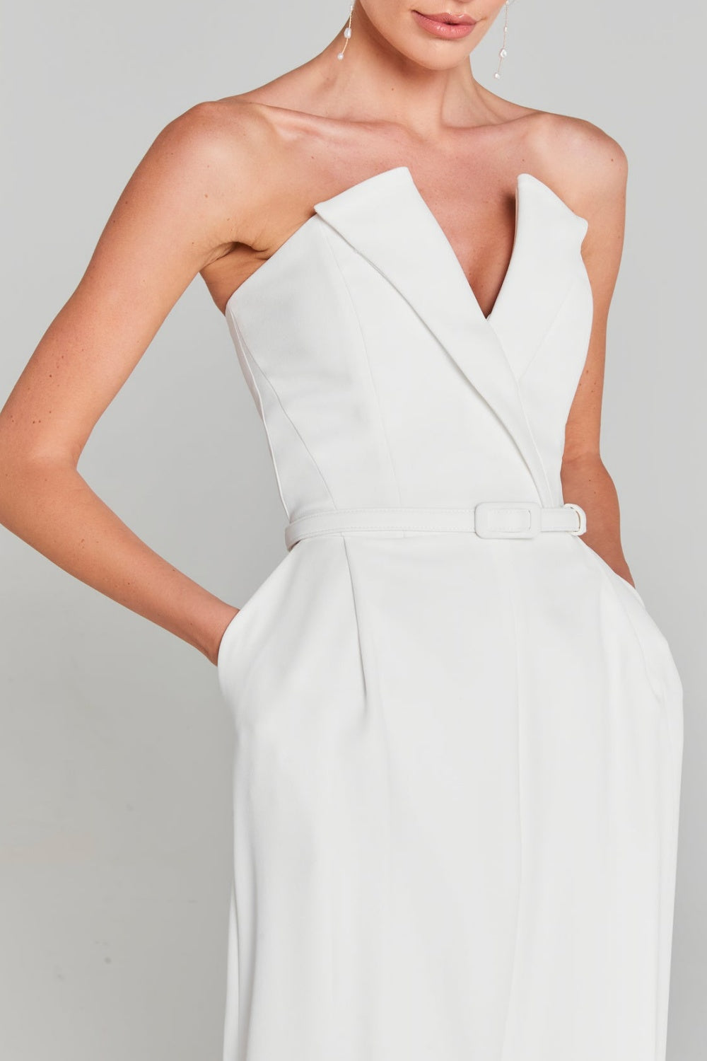 Latini Pearl Two Piece Strapless Jumpsuit