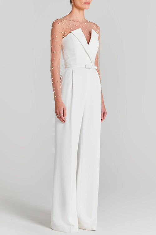 Latini Pearl Two Piece Strapless Jumpsuit