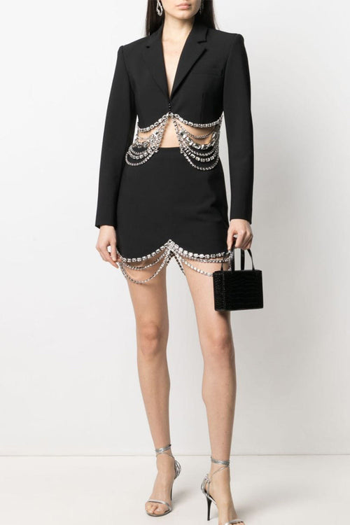 Laurel Rhinestone Skirt