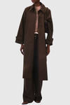Lieva Trench Coat - Brown