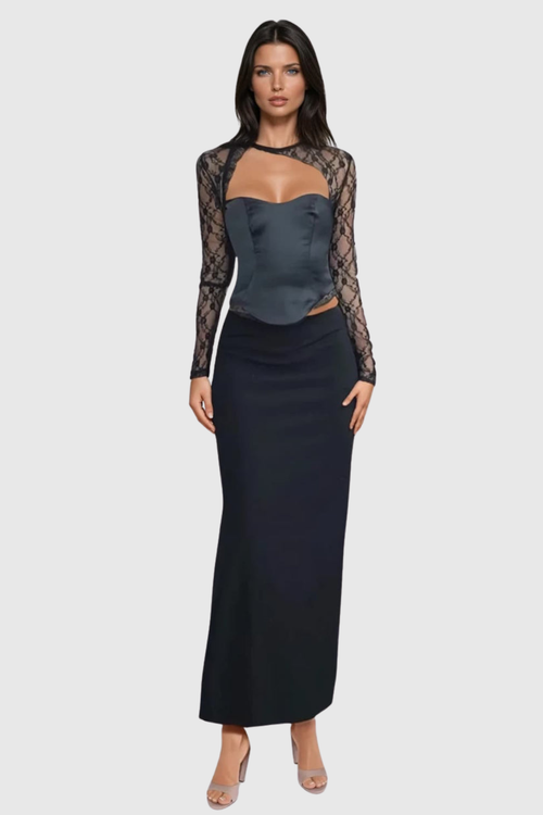 Luanz Lace Cutout Top