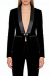 Mccoy Velvet Blazer - Black