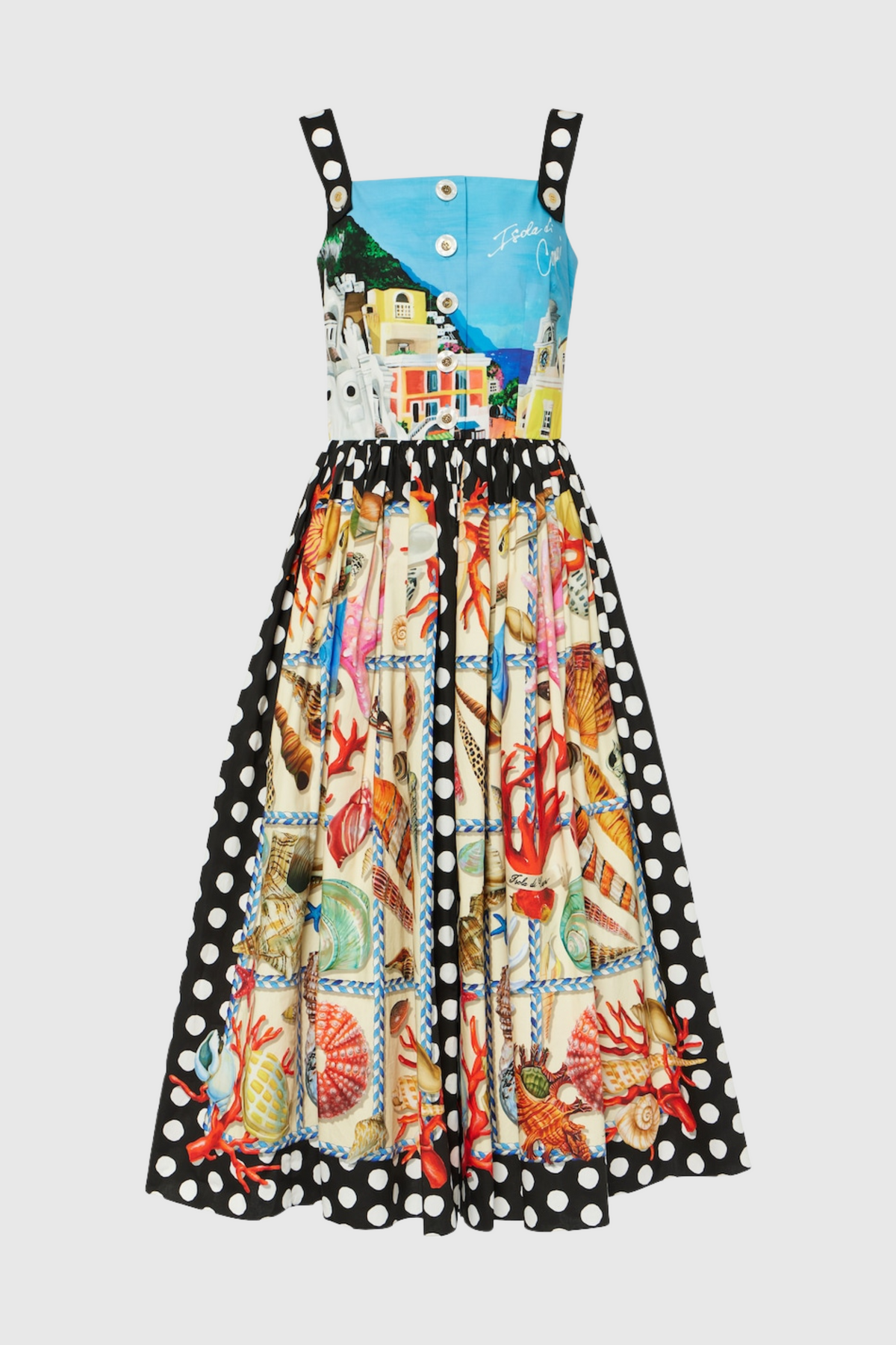 Melina Print Midi Dress