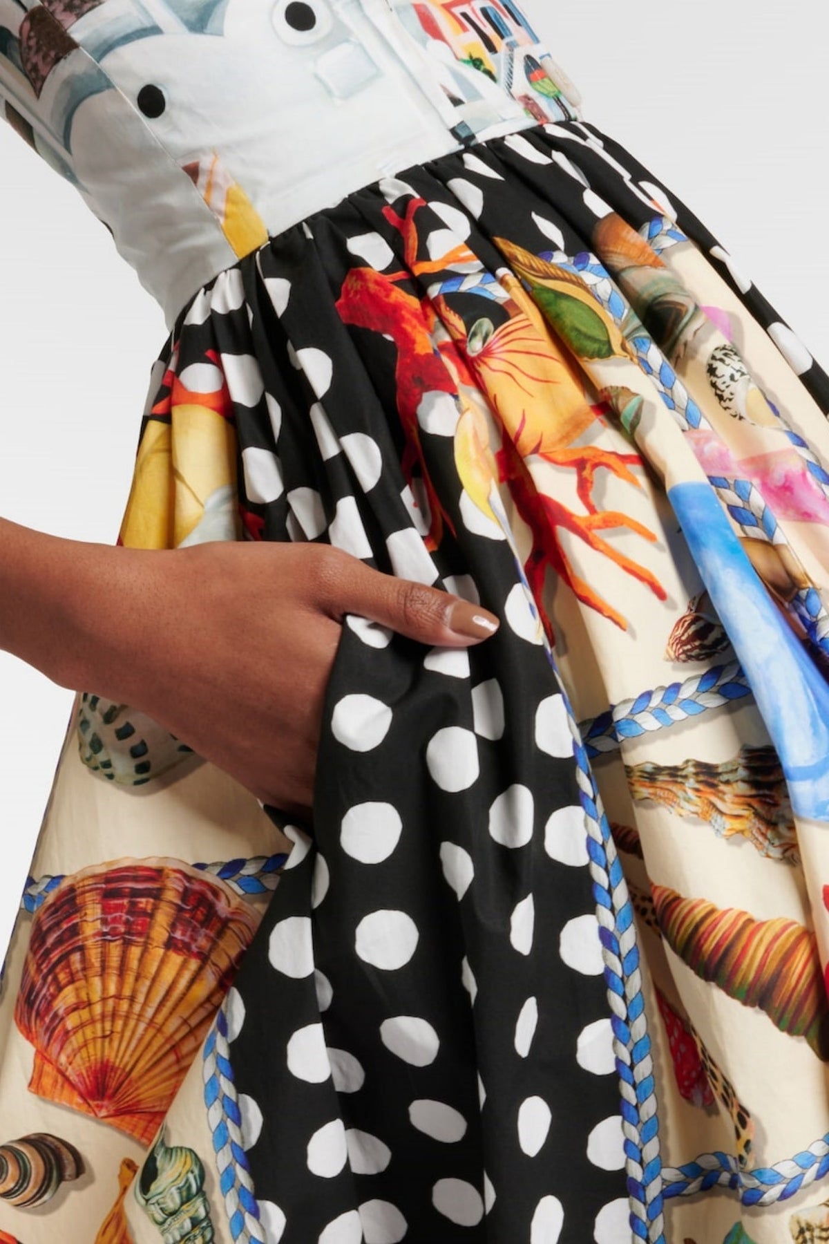 Melina Print Midi Dress