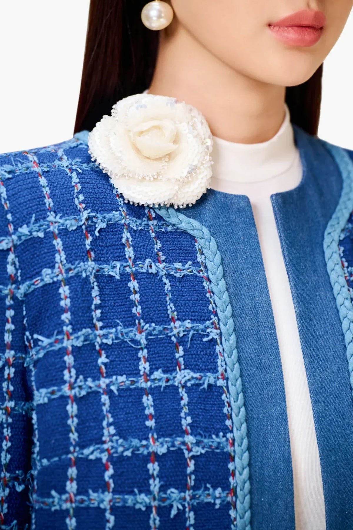 Mobey Denim Tweed Jacket