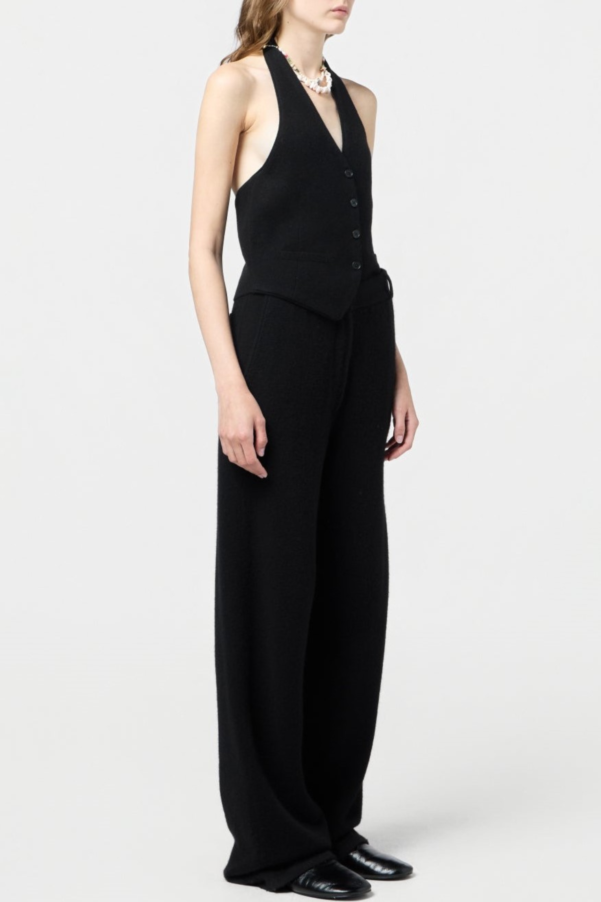 Morris Wool Trousers - Black
