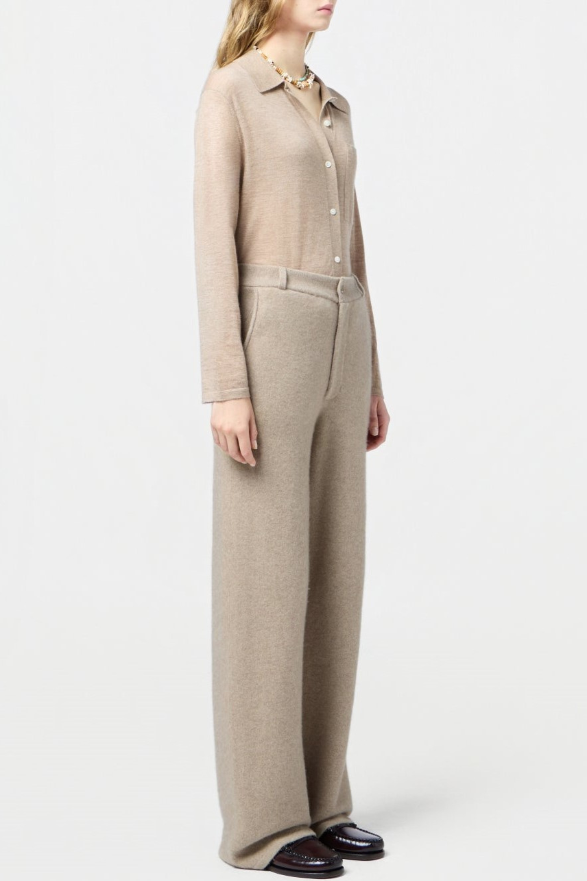 Morris Wool Trousers - Khaki