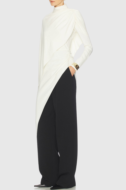 Otieno Asymmetric Shawl Top