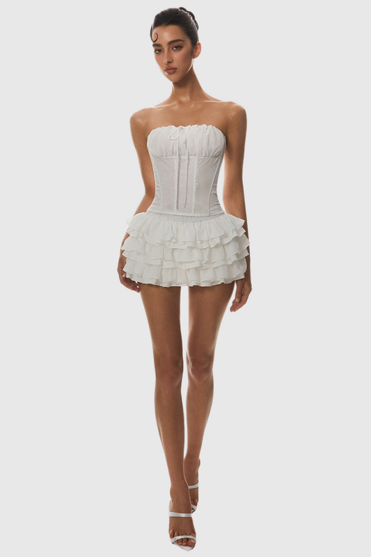 Panue Ruched Strapless Corset