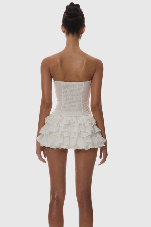 Panue Ruched Strapless Corset