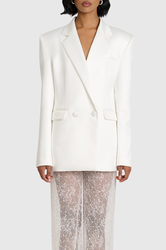 Pelaga Blazer & Lace Pants Set