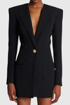 Posia Mini Blazer Dress - Black