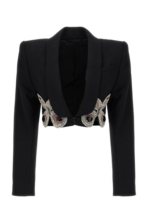 Regina Butterfly Rhinestone Blazer