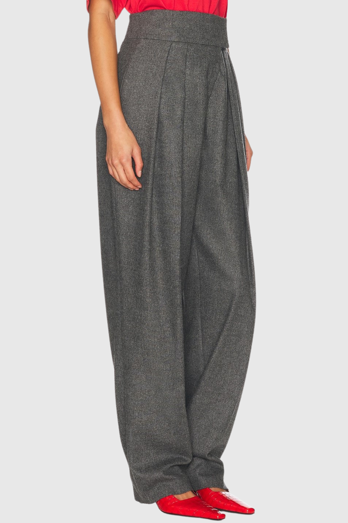 Reid High Waisted Pleated Pants