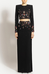Roanya Star Crystal Embellished Top & Skirt Set