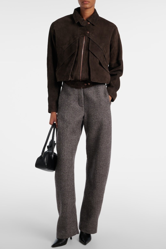 Ruairi Deconstruct Suede Jacket