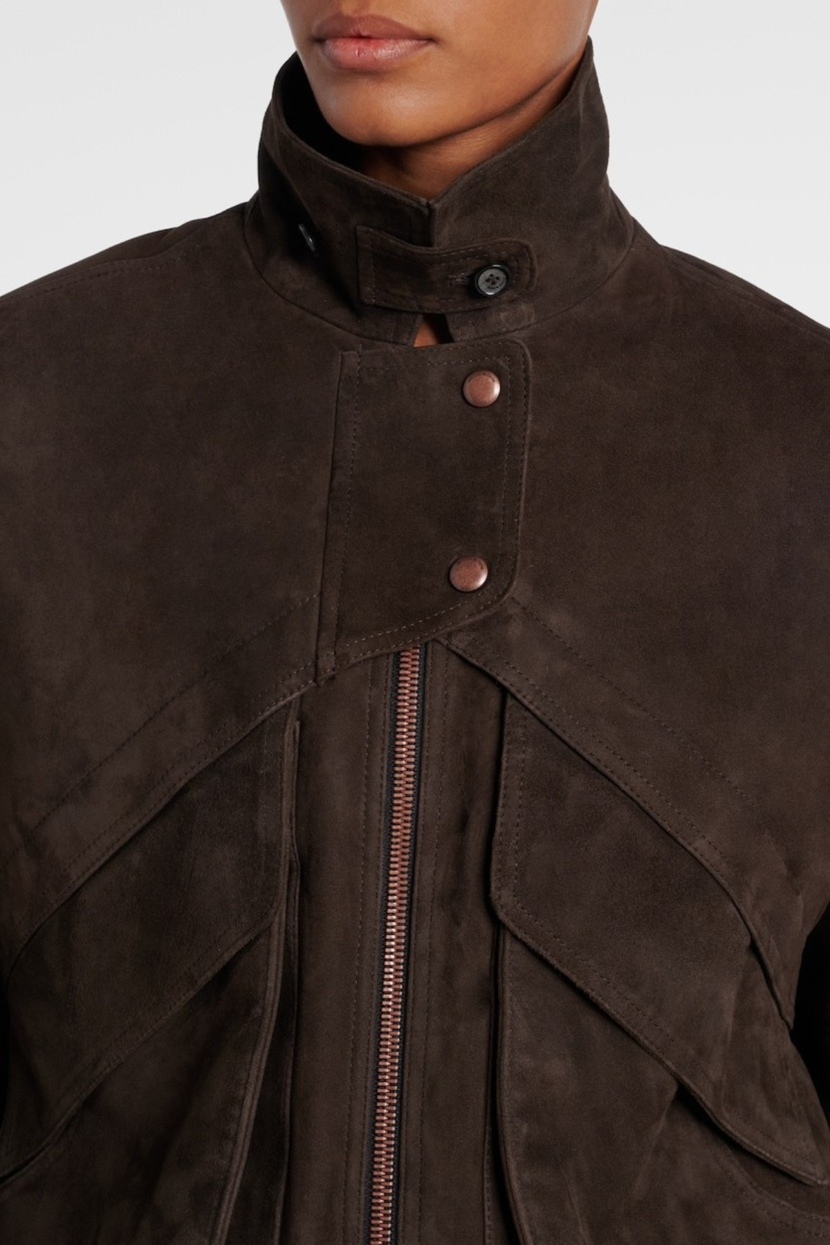 Ruairi Deconstruct Suede Jacket