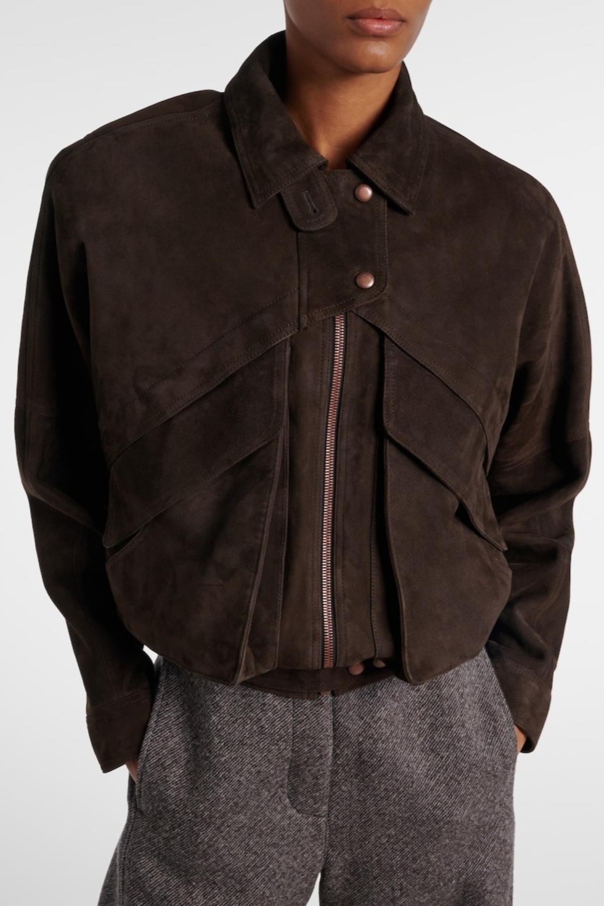Ruairi Deconstruct Suede Jacket