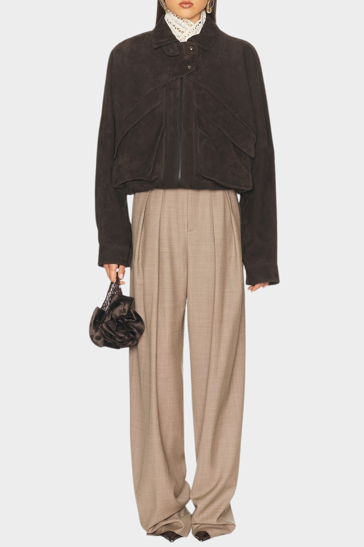 Ruairi Deconstruct Suede Jacket