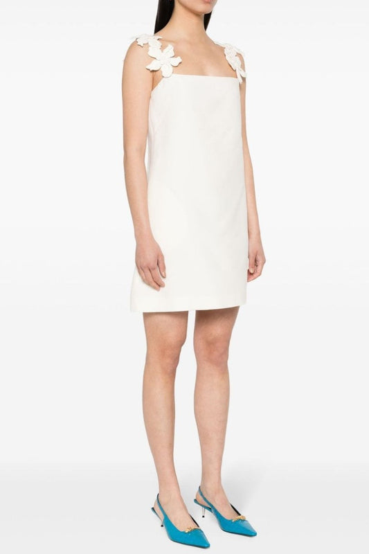 Juliete Floral Mini Dress - White