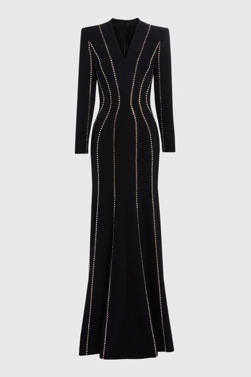 Sanja Crystal Embellished Maxi Dress