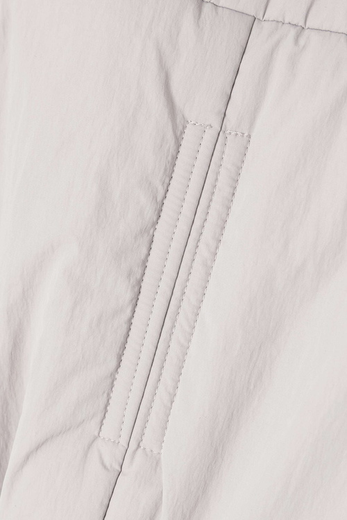 Scoro Cropped Bomber Jacket  - White