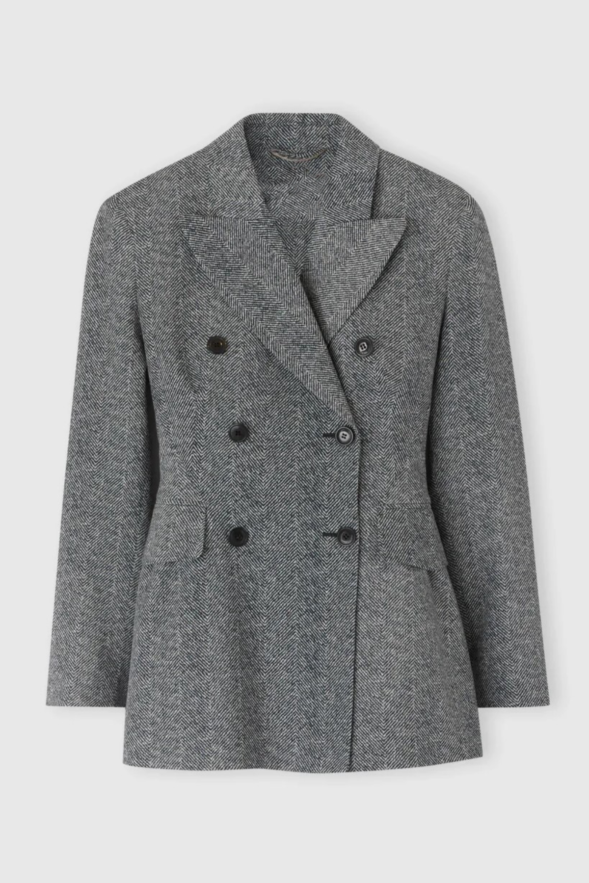 Seala Herringbone Wool Blazer