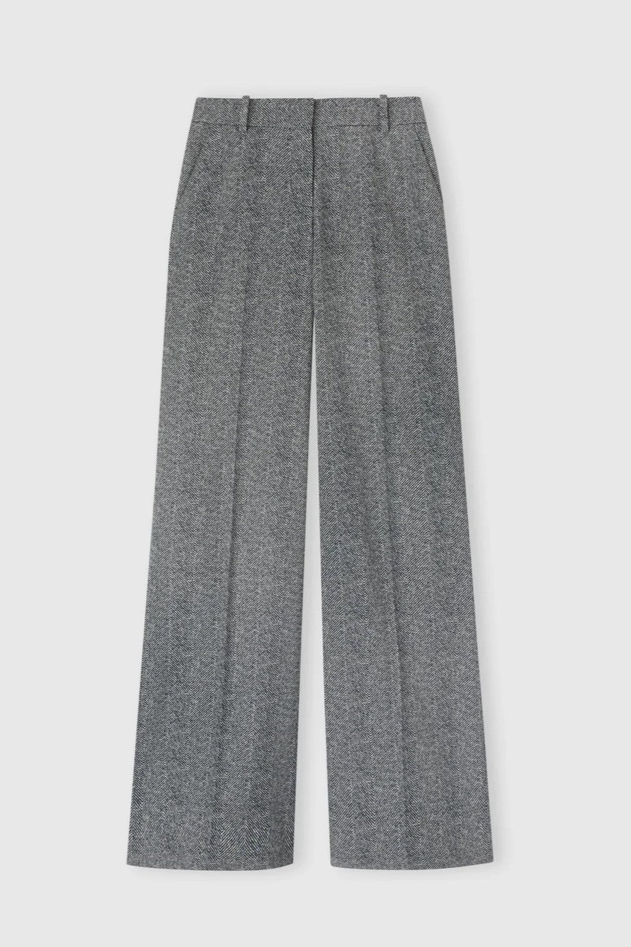 Seala Herringbone Wool Pants