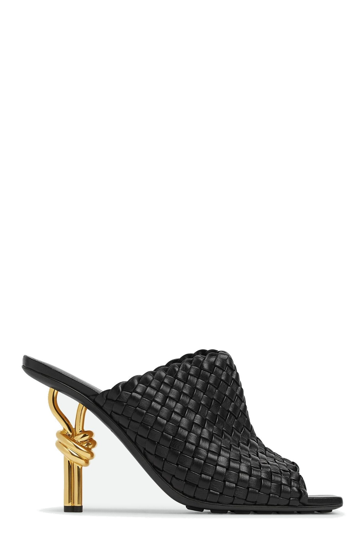 Sierrel Woven Knot Mules - Black
