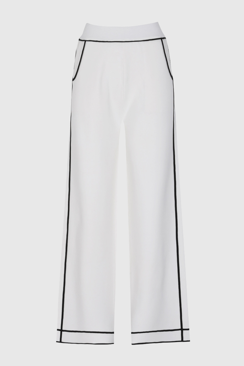 Sitara Buttoned Knit Top - White