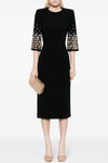 Tanisha Crystal Embellished Midi Dress