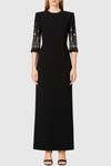 Thista Crystal Embellished Maxi Dress - Black