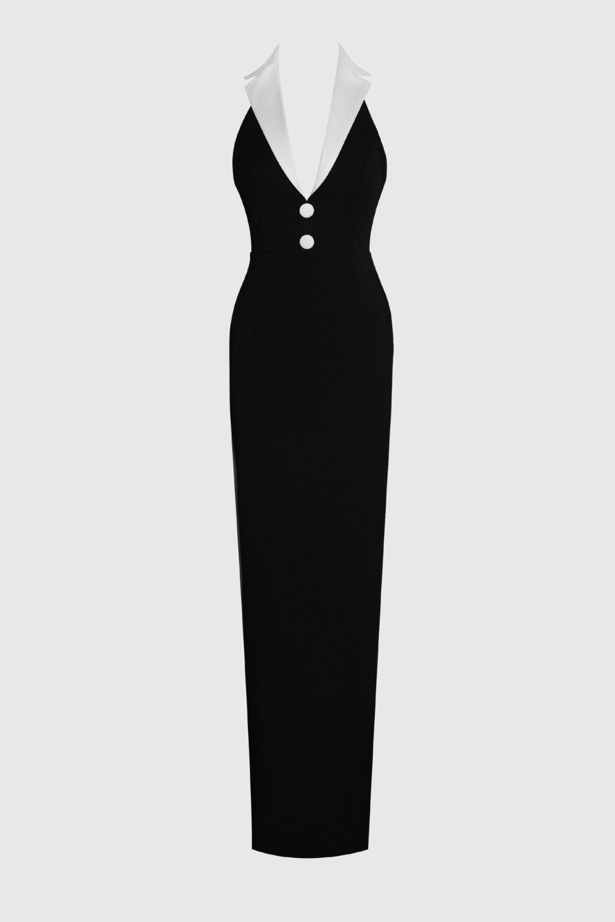 Tsanko Halter Maxi Bandage Dress