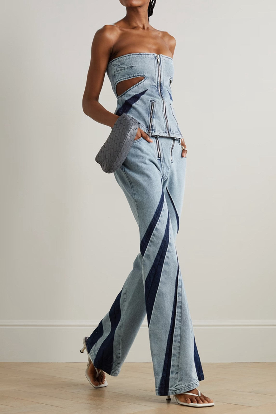 Vivienne Darted Flared Jeans