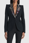 Yarash Crystal Embellished Lapel Blazer