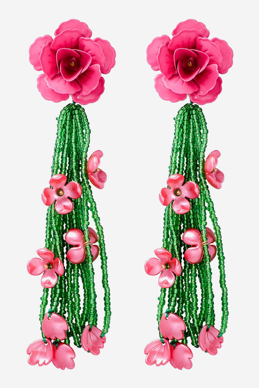 Jocelyn Floral Bead Earrings