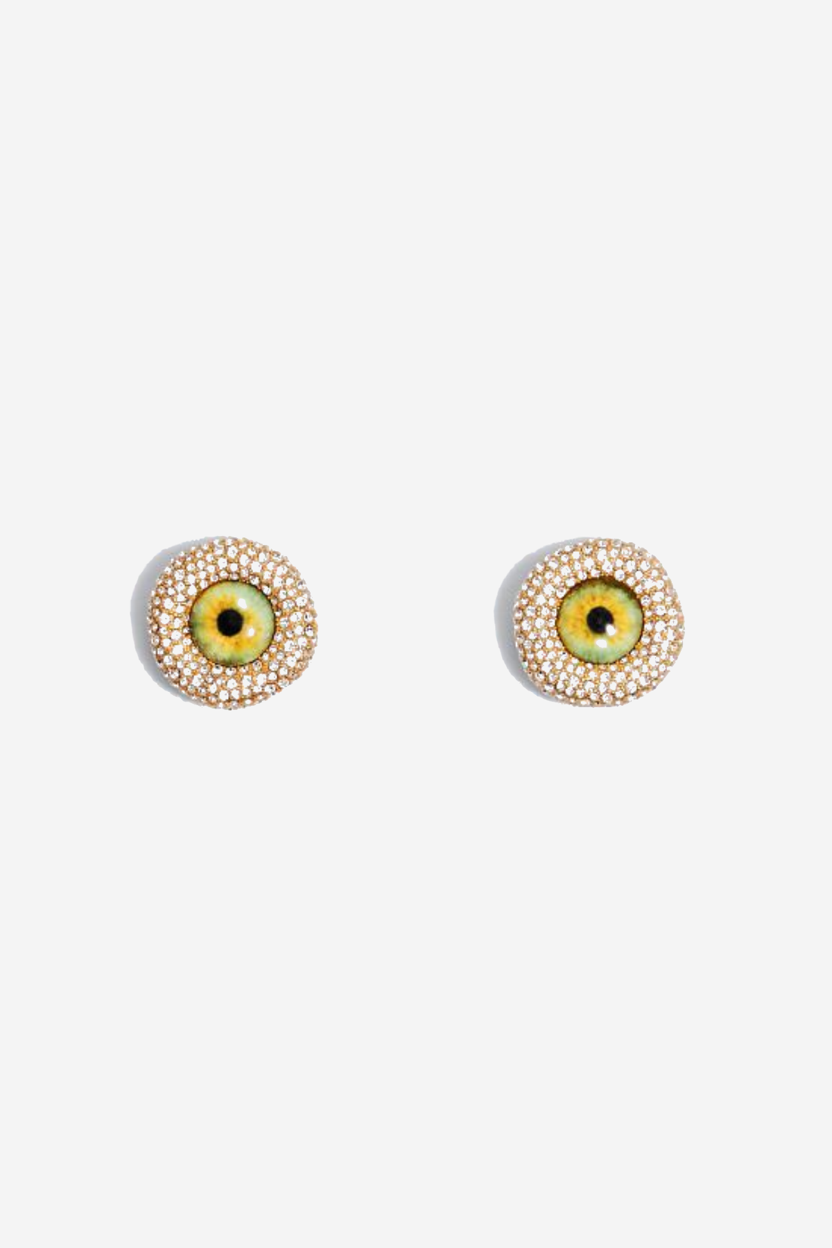 Kleph Eye Stud Rhinestone Earrings