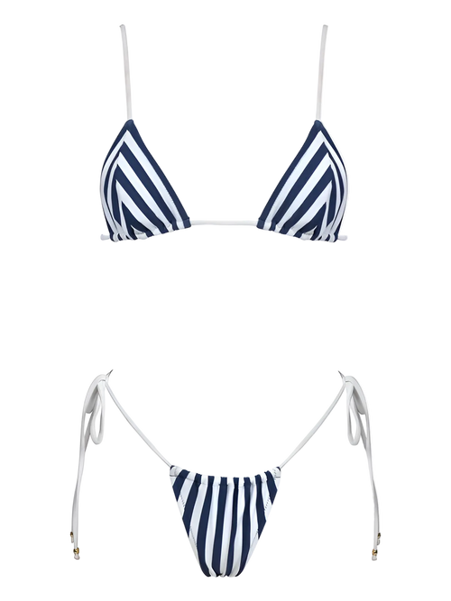 Cloe-Navy Stripe Set