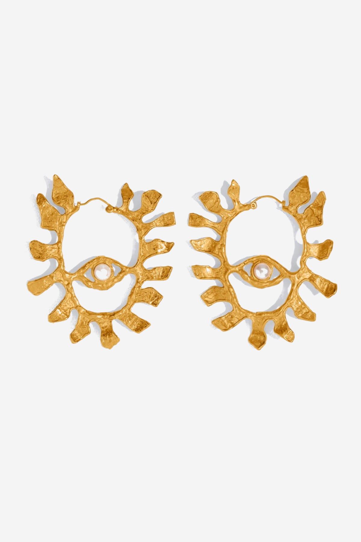 Rogelio Eye Hoop Earrings