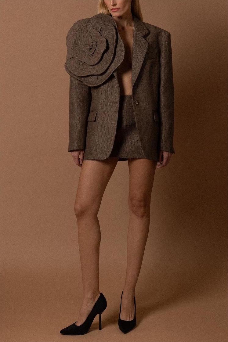 Laural Floral Embellished Blazer