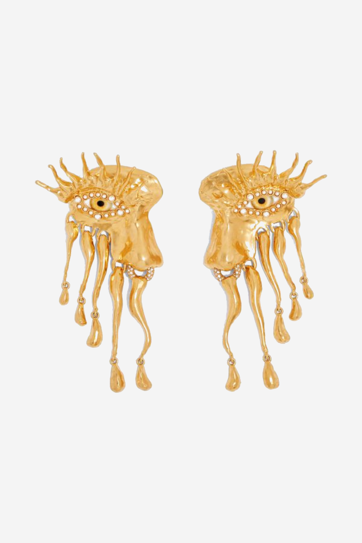 Vavel Face Pendant Earrings