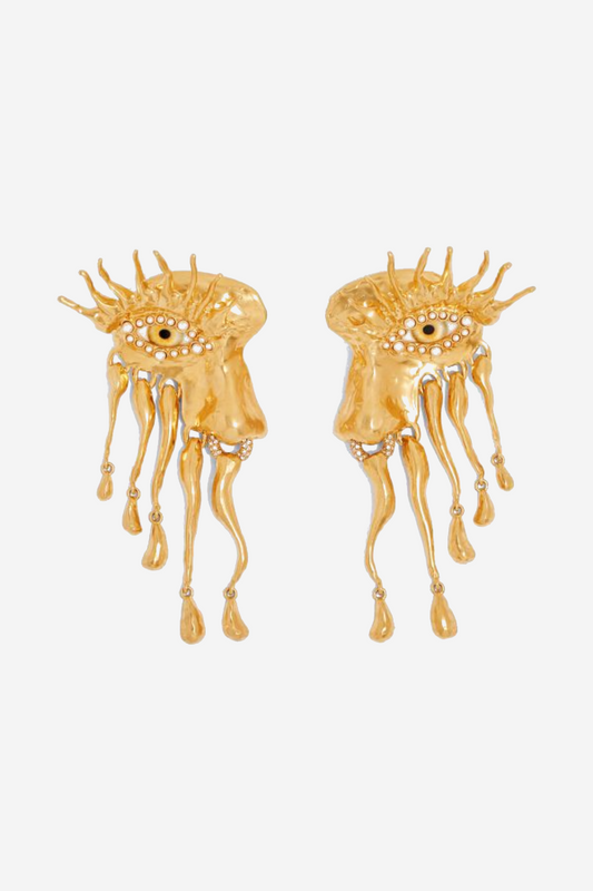 Vavel Face Pendant Earrings